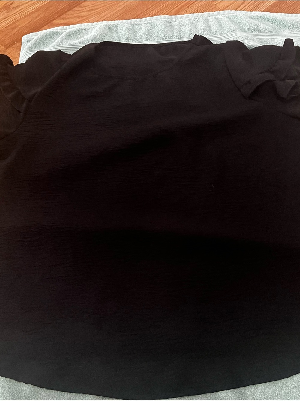 Classic Black Short Sleeve Top